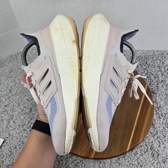 Adidas Ultra Boost 21 Orchid Tint Casual Lifestyle Gym Running Shoe Womens 8 - Picture 8 of 13